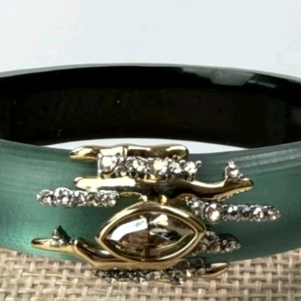 Elegant Gold and Green Bracelet  Alexis BITTAR!!! NWOT!!